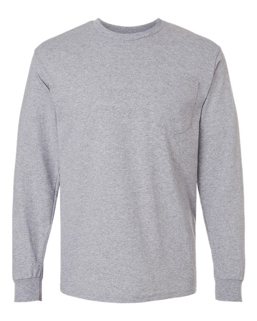 Ultra Cotton® Long Sleeve Pocket T-Shirt