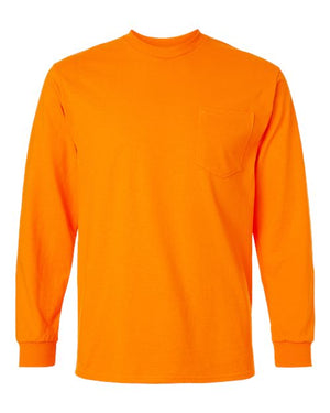 Ultra Cotton® Long Sleeve Pocket T-Shirt
