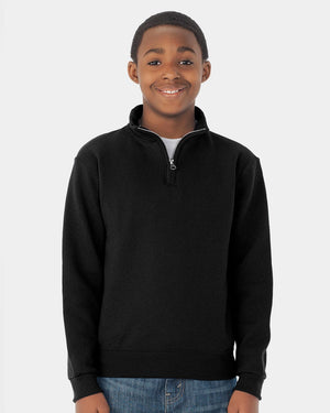 JERZEES - Nublend® Youth Quarter-Zip Cadet Collar Sweatshirt - 995YR