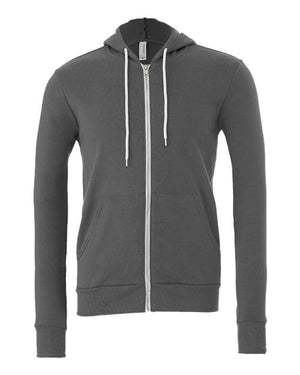 Unisex Sponge Fleece Full-Zip Hoodie Sweatshirt