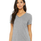 BELLA + CANVAS - Women's Relaxed Heather CVC V-Neck Tee - 6405CVC