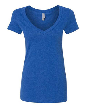 Women’s CVC Deep V-Neck T-Shirt