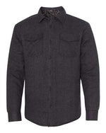 Men's Quilted Flannel Shirt Jacket