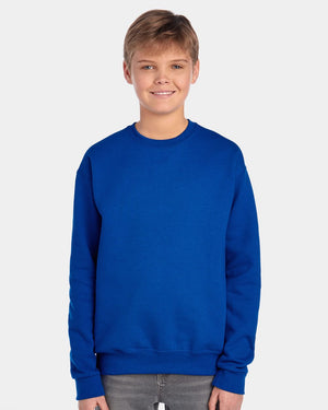 JERZEES - NuBlend® Youth Crewneck Sweatshirt - 562BR