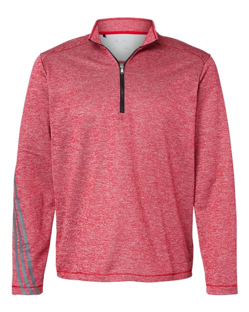 Men's Brushed Terry Heathered Quarter-Zip Pullover
