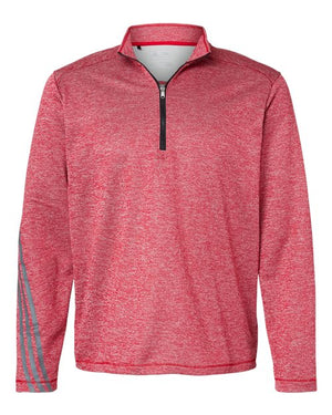 Men's Brushed Terry Heathered Quarter-Zip Pullover