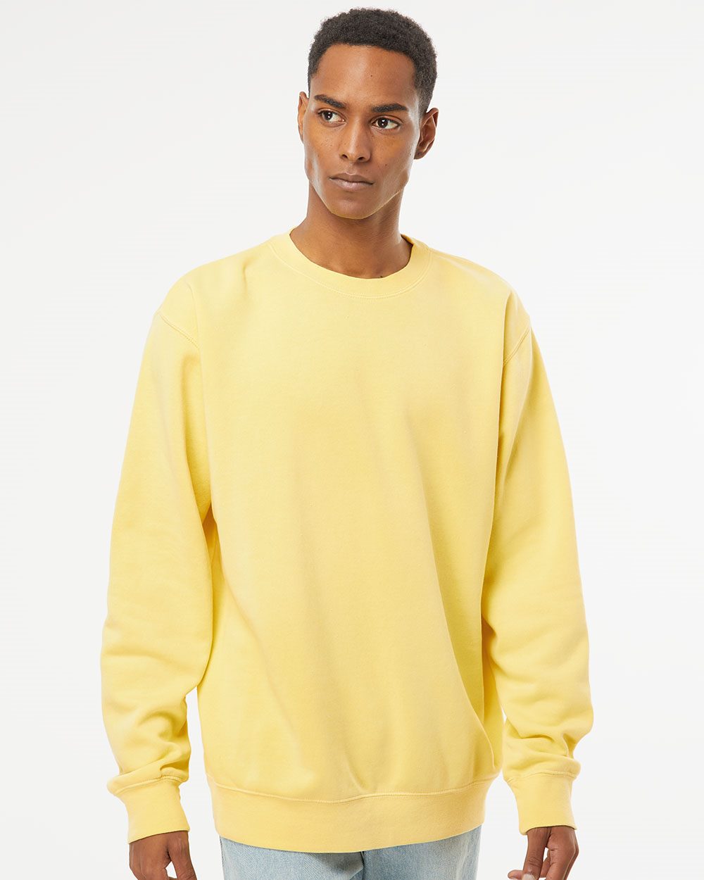 Independent Trading Co. - Midweight Pigment-Dyed Crewneck Sweatshirt - PRM3500