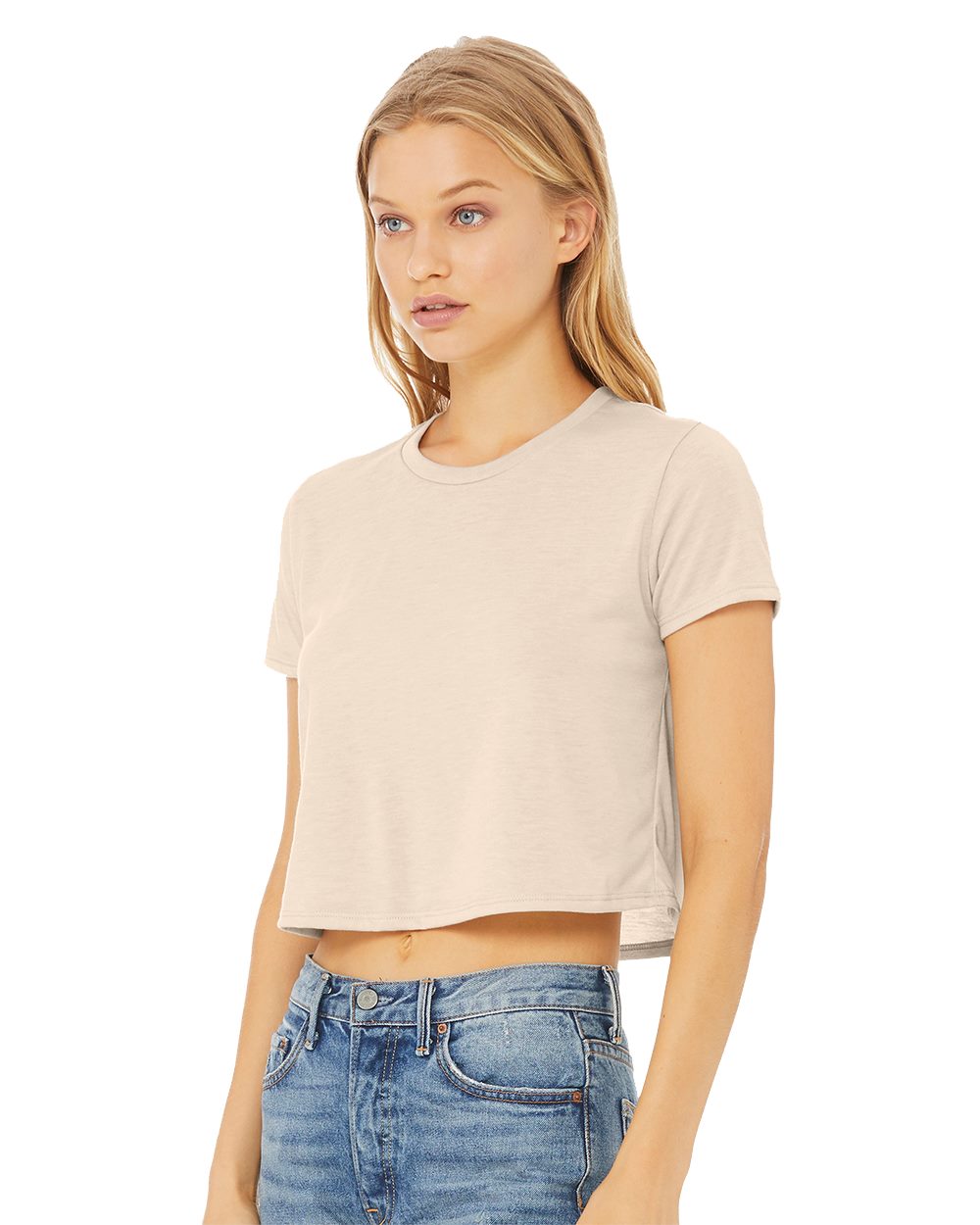 BELLA + CANVAS - Women’s Flowy Crop Tee - 8882