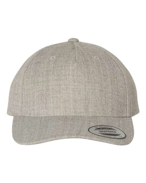 Premium Five-Panel Curved Bill Snapback Cap
