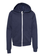 Youth Sponge Fleece Full-Zip Hoodie Sweatshirt