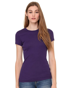 BELLA + CANVAS - Women's Sheer Mini Rib Tee - 8701