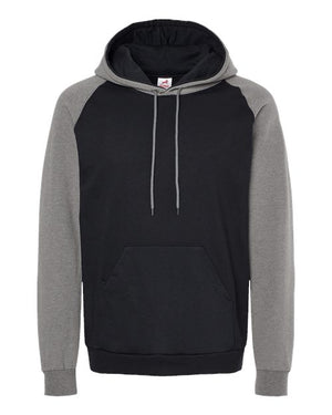 Fleece Raglan Hooded Sweatshirt