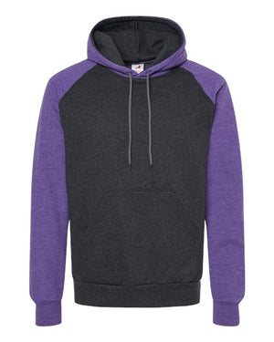 Fleece Raglan Hooded Sweatshirt
