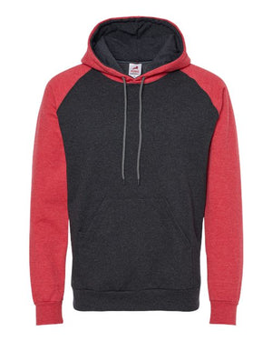 Fleece Raglan Hooded Sweatshirt