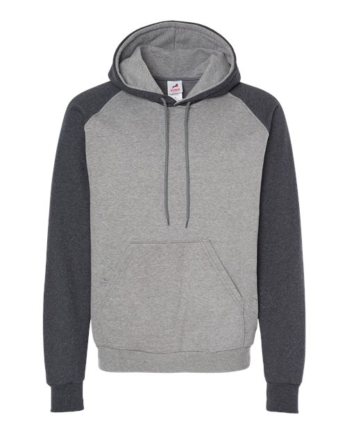 Fleece Raglan Hooded Sweatshirt
