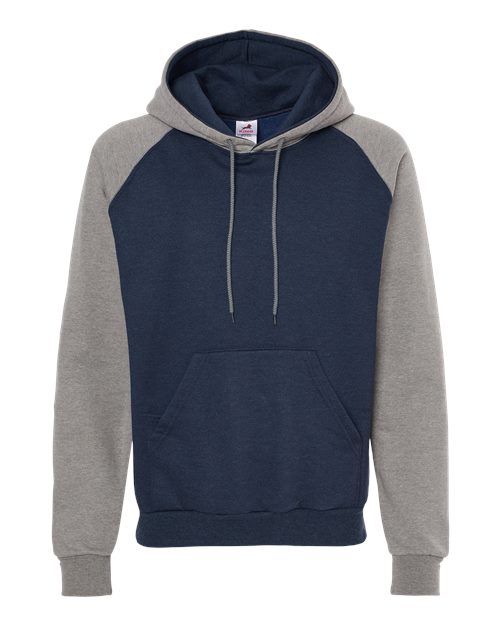 Fleece Raglan Hooded Sweatshirt