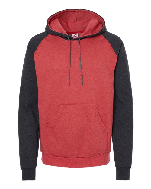 Fleece Raglan Hooded Sweatshirt