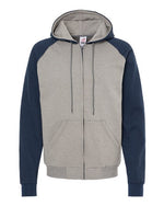 Fleece Raglan Hooded Full-Zip Sweatshirt