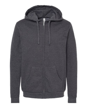 Unisex Zipper Fleece Hoodie