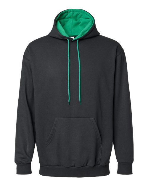 Two-Tone Hooded Sweatshirt