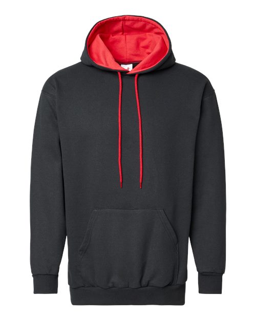Two-Tone Hooded Sweatshirt