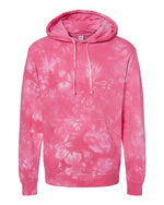 Unisex Midweight Tie-Dyed Hooded Sweatshirt