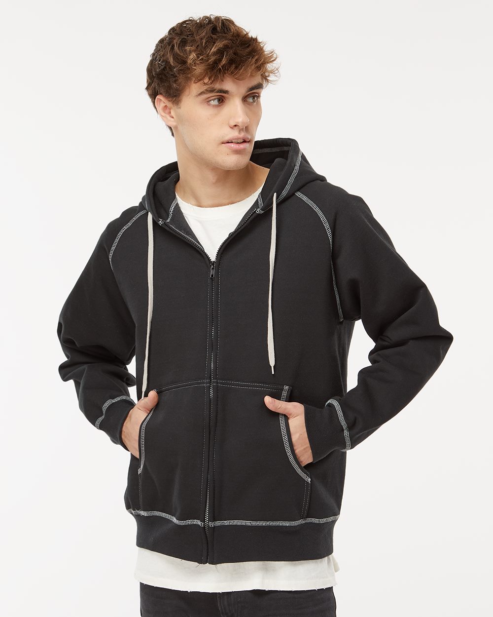 King Fashion - Extra Heavy Full-Zip Hooded Sweatshirt - KP8017