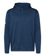 Men's Textured Mixed Media Hooded Sweatshirt