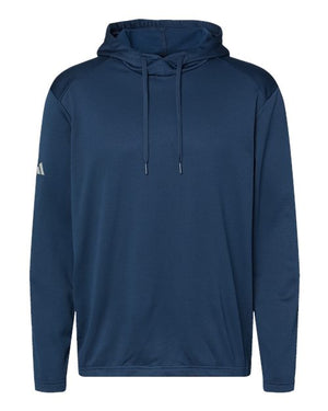 Men's Textured Mixed Media Hooded Sweatshirt