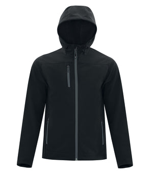 COAL HARBOUR® EVERYDAY HOODED WATER REPELLENT STRETCH SOFT SHELL JACKET J7605