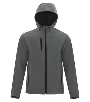 COAL HARBOUR® EVERYDAY HOODED WATER REPELLENT STRETCH SOFT SHELL JACKET J7605