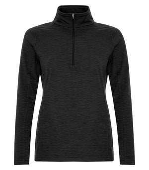 ATC™ DYNAMIC HEATHER FLEECE 1/2 ZIP LADIES' SWEATSHIRT L2022