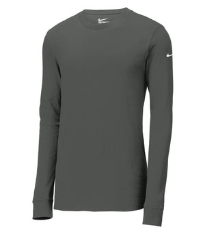 NIKE Dri-FIT COTTON/POLY LONG SLEEVE TEE NKBQ5230