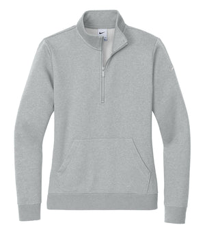 NIKE CLUB FLEECE SLEEVE SWOOSH LADIES' 1/2 ZIP NKDX6720