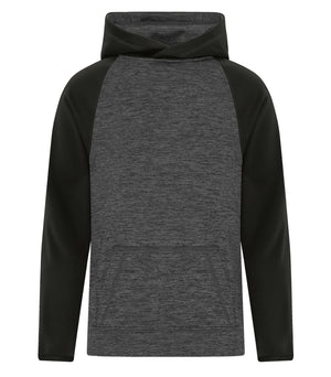 ATC™ DYNAMIC HEATHER FLEECE TWO TONE YOUTH HOODIE Y2047