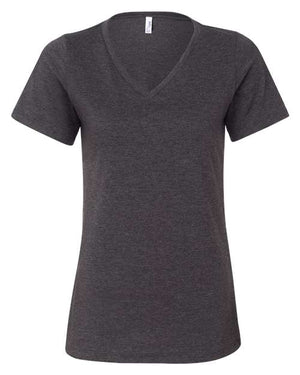 BELLA + CANVAS - Women's Relaxed Heather CVC V-Neck Tee - 6405CVC