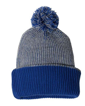 Tuque à pompon et revers 12" - SP70