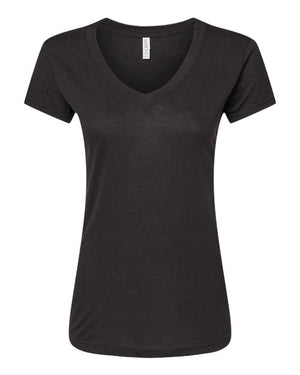 M&O - Women's Deluxe Blend V-Neck T-Shirt - 3542