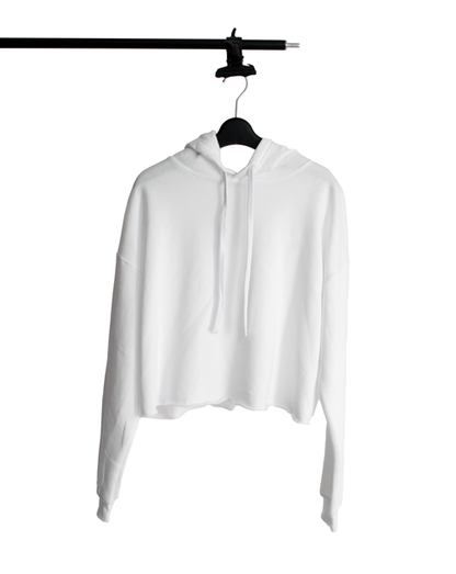 CROPPED TOP COTTON OUATTÉ A CAPUCHE